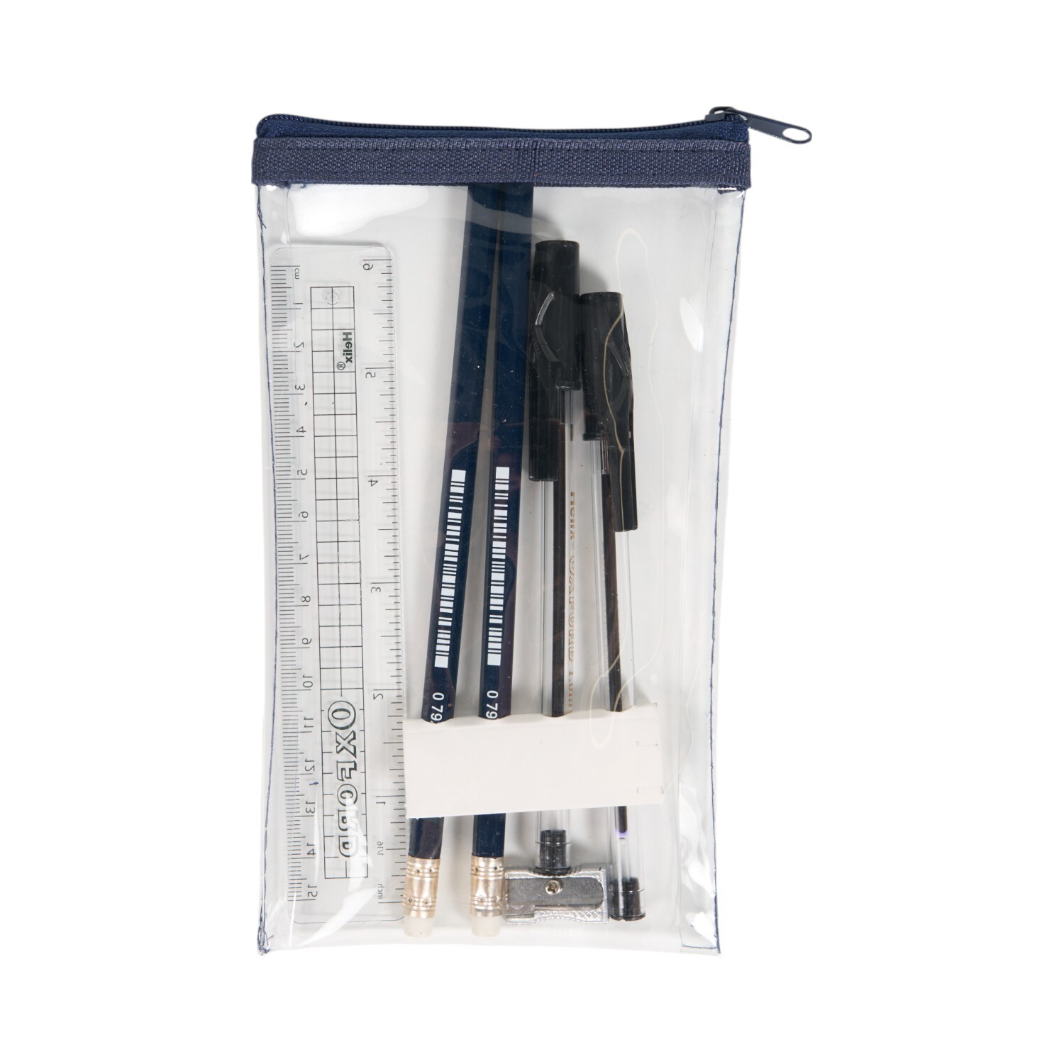 Blazer Buddy Filled Stationery Case Navy Image 1