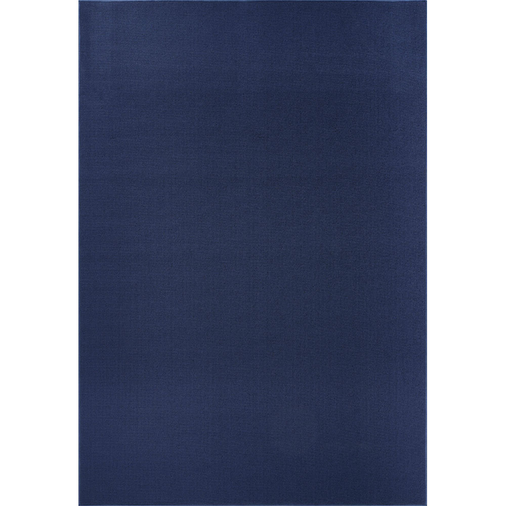 Desire Rugs Simple Navy Low Pile Felt Backing Tufted Rug 290 x 200cm Image 1