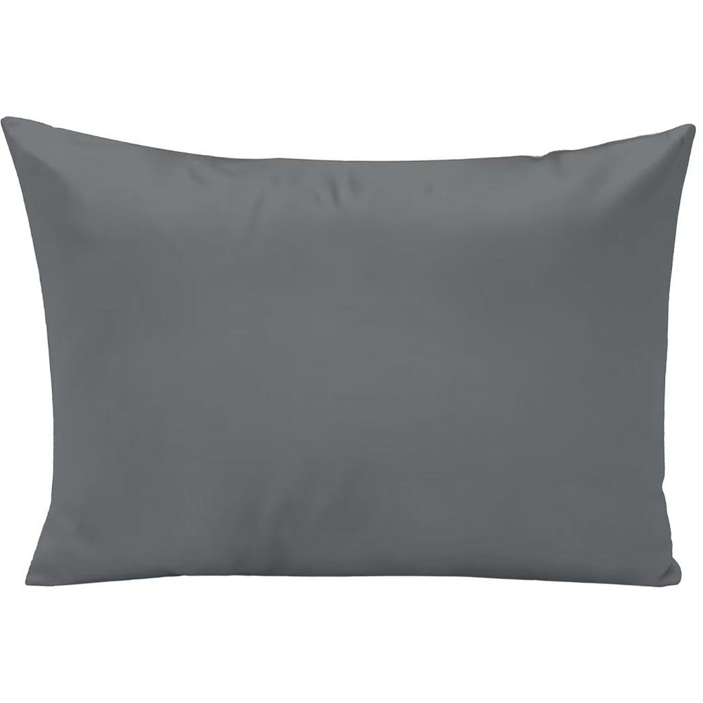 Easy Care Plain Sheeting Set Charcoal King Image 3