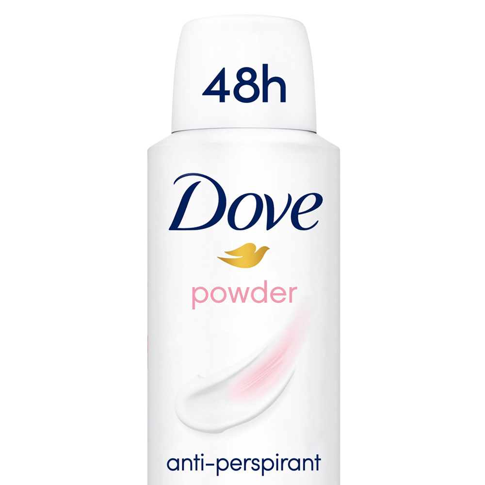 Dove Powder Antiperspirant Deodorant Spray 150ml Image 2