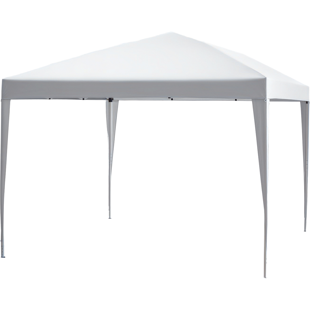 Outsunny 3 x 3m White Marquee Pop Up Gazebo Image 2