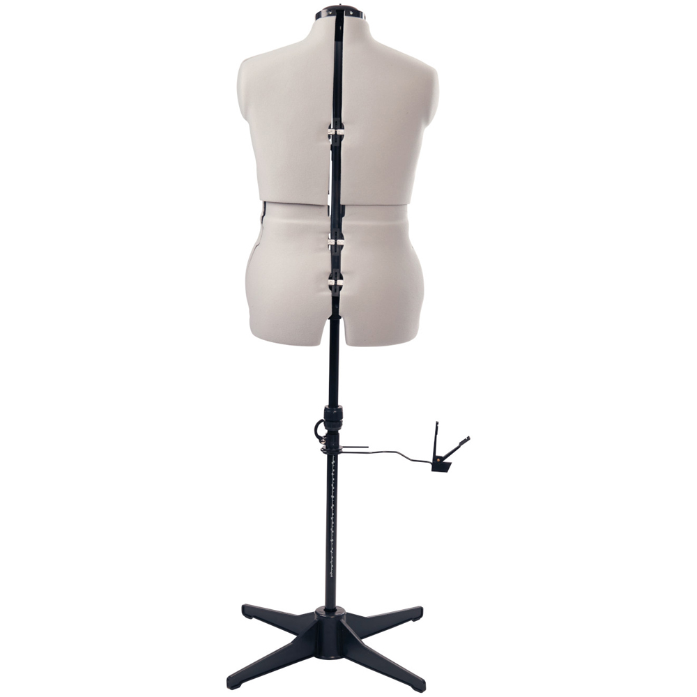 Sewing Online SW151-GREY Grey Adjustable 8-Part Dressmakers Dummy with Hem Marker Medium Image 6
