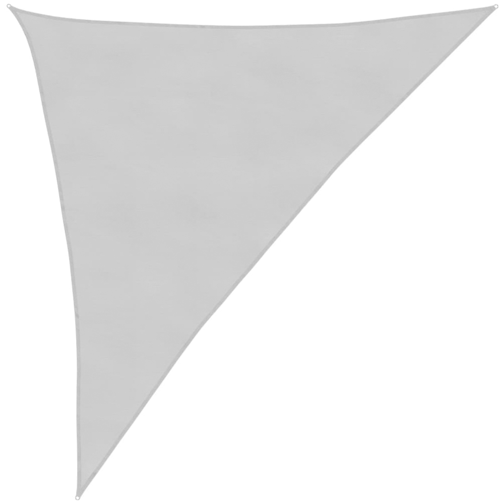 vidaXL Grey Triangular Sun Shade Sail 3 x 4 x 5m Image 1