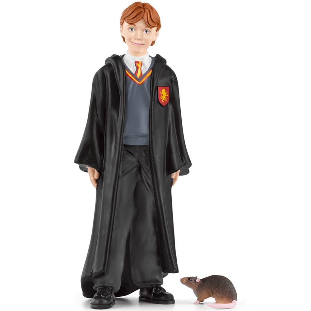 Schleich Wizarding World Ron Weasley and Scabbers Toy Figure Set Image 2