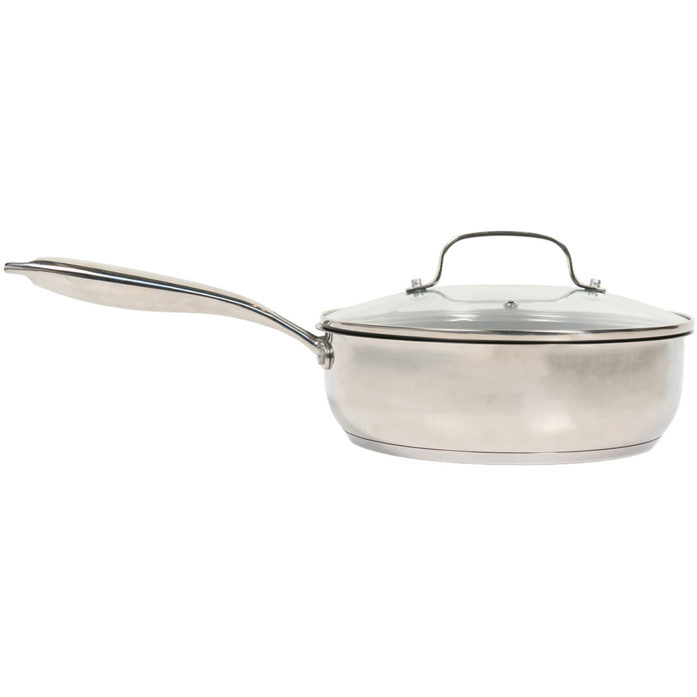 Aluminium Egg Poacher with Glass Lid Image 3