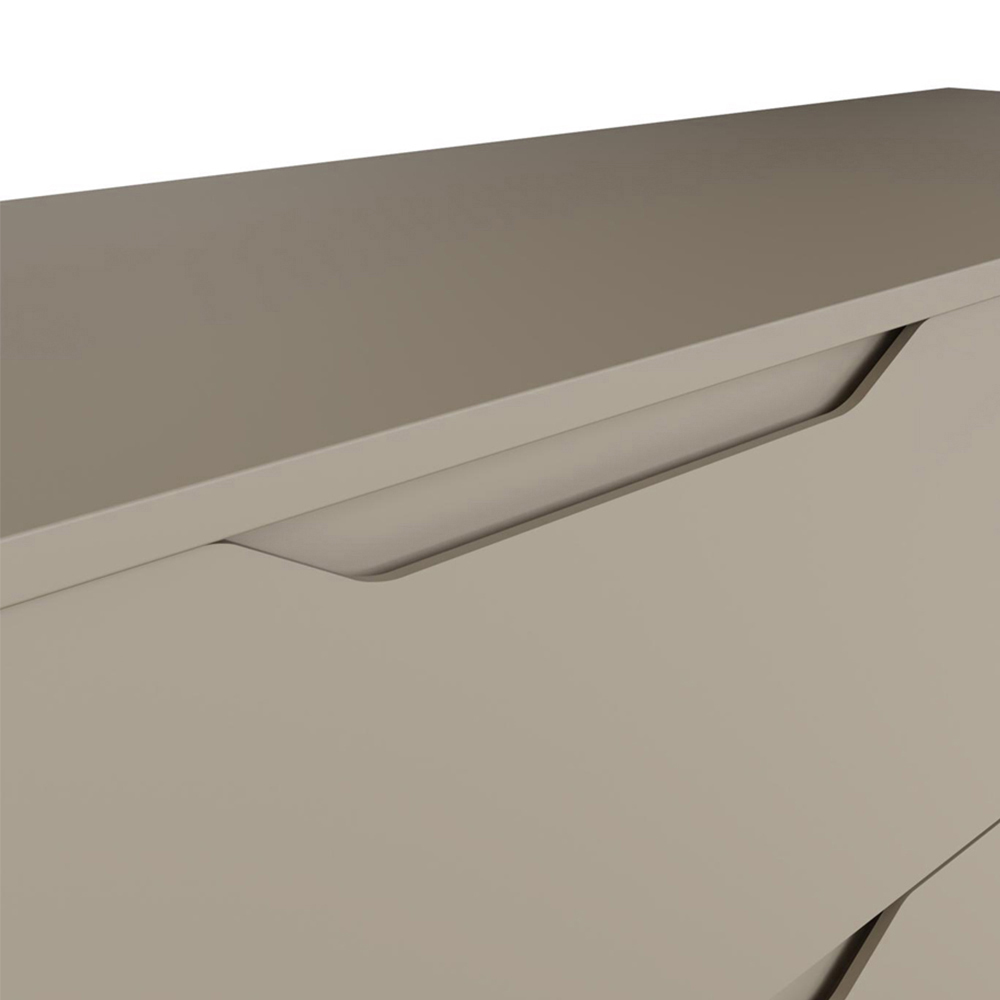 FWStyle Luno 4 Drawer Putty Modern Chest of Drawers Image 5