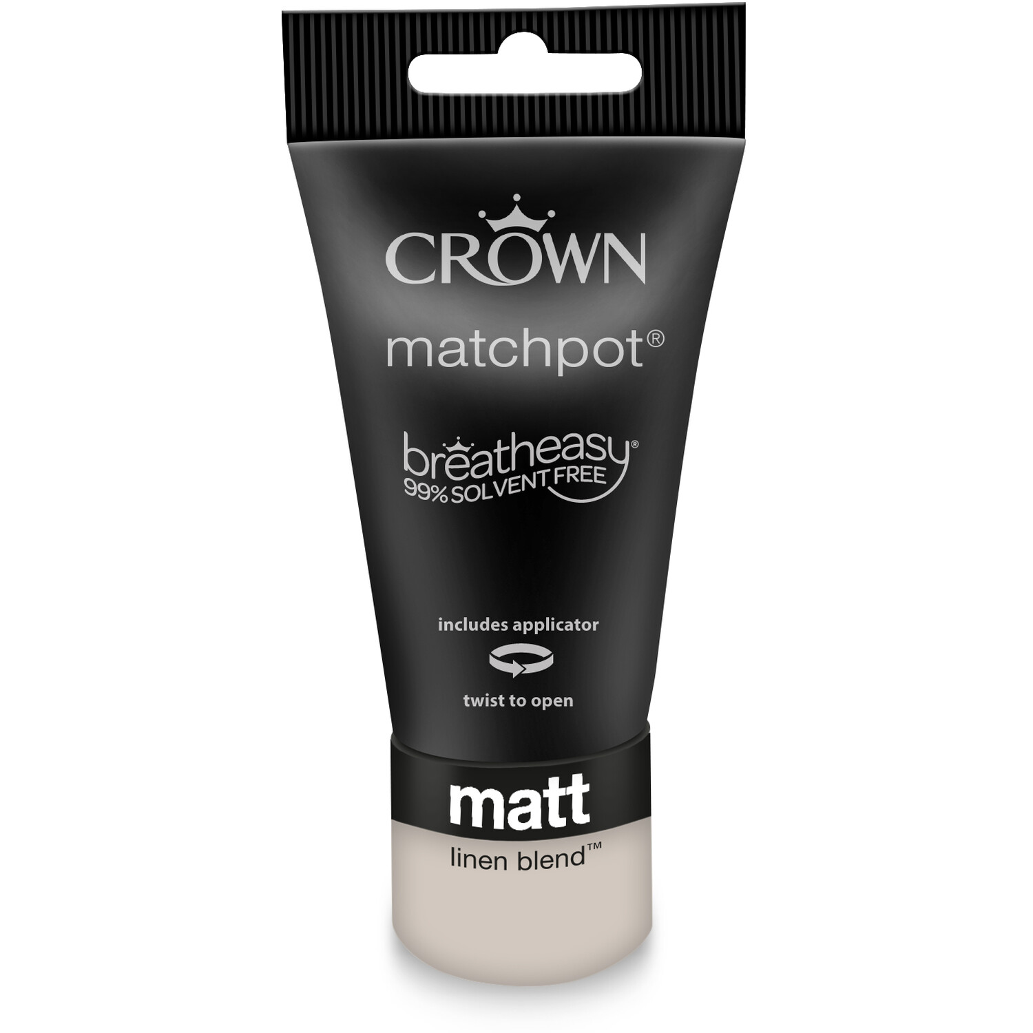Crown Breatheasy Linen Blend Matt Feature Wall Tester Pot 40ml Image