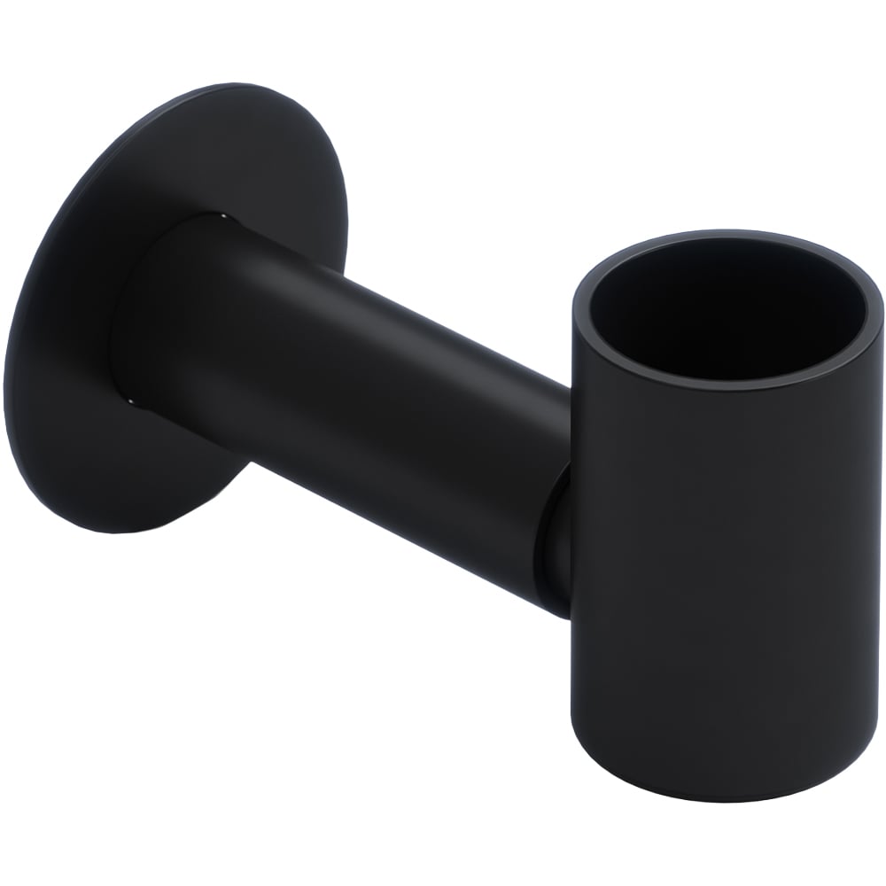 Terma Matt Black Cable Masking Cover for SIM SIS Long 120mm Pipe Elements Image 1