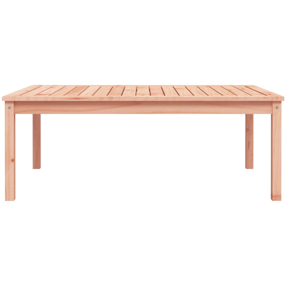 vidaXL Natural Solid Douglas Wood Slatted Garden Table 121 x 82.5cm Image 3