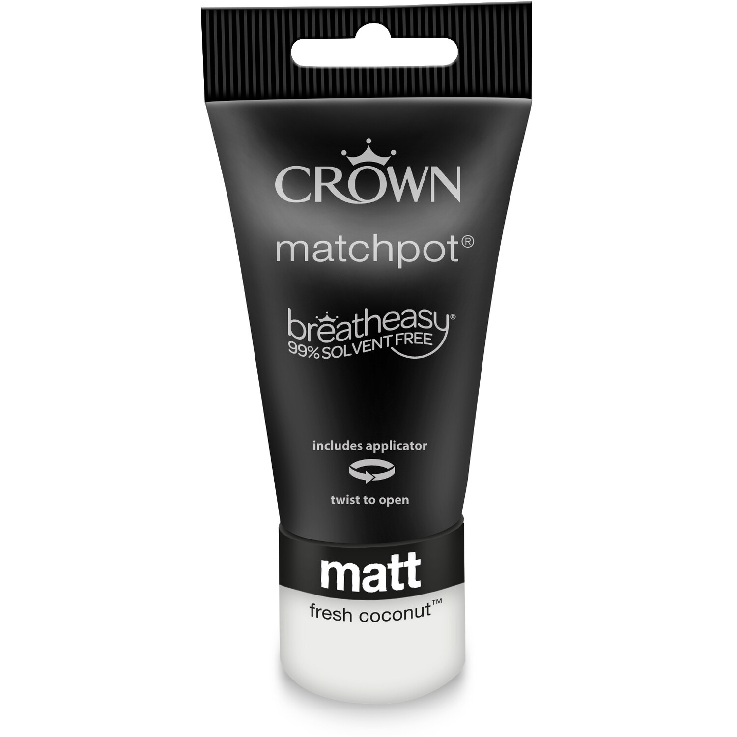 Crown Breatheasy Fresh Coconut Matt Feature Wall Tester Pot 40ml Image