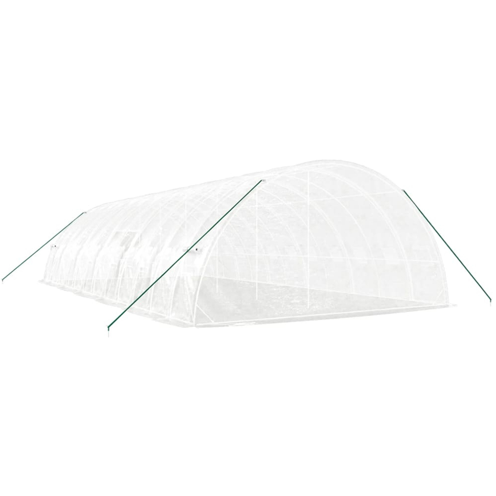 vidaXL White 19.7 x 39.3ft Greenhouse Image 6