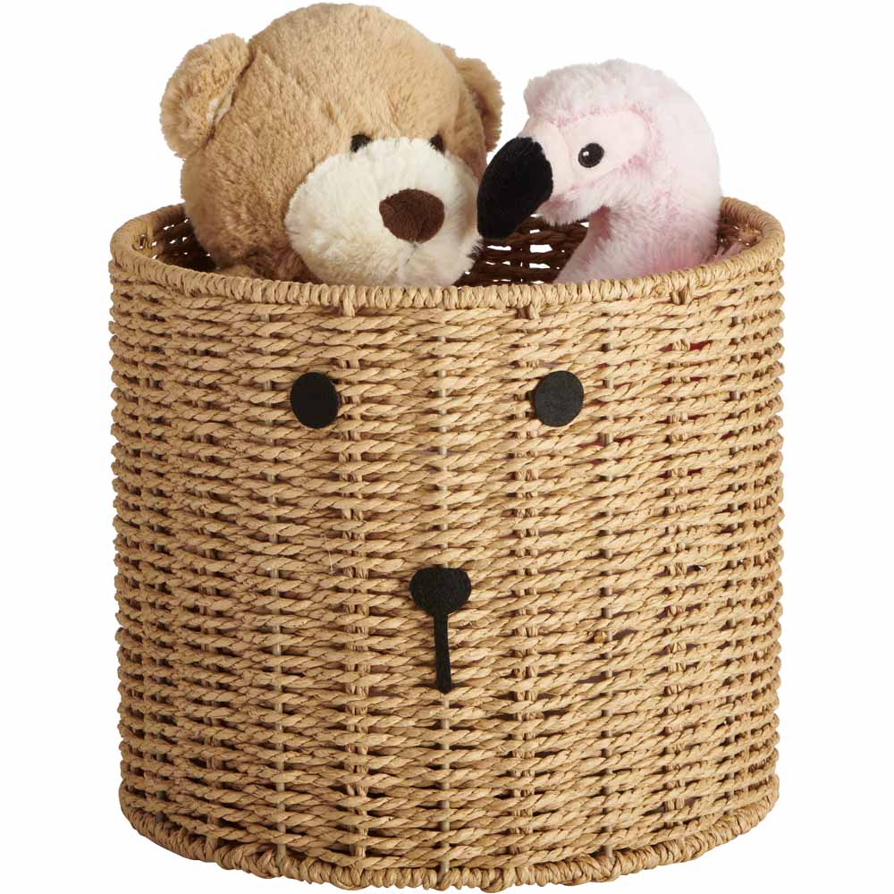 Wilko Natural Bear Woven Tubs 2 Pack Image 4