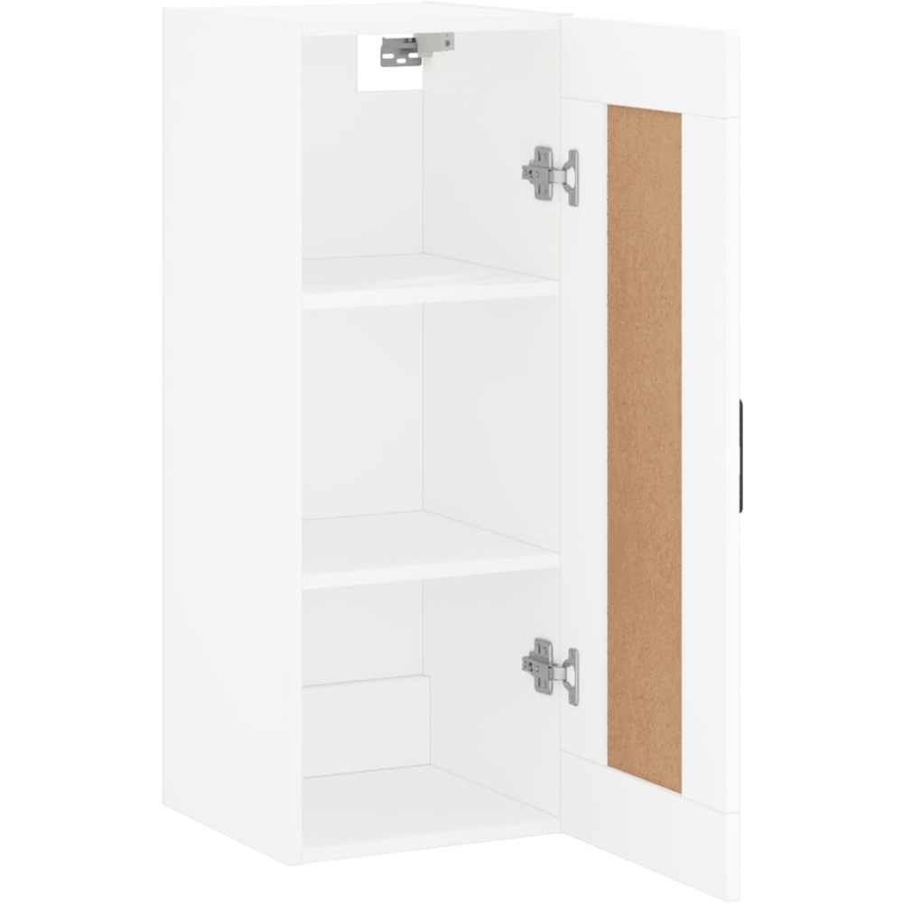 vidaXL Single Door White Wall Mounted Cabinet Image 4