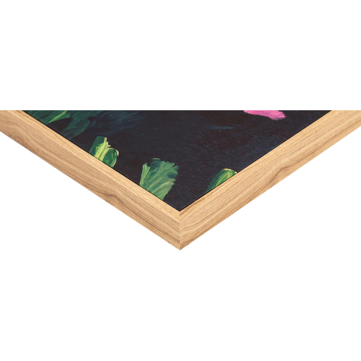 Colourful Abstract Woodland Canvas Image 4
