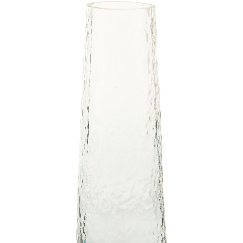 Premier Housewares Blue Brock Glass Vase Small Image 3