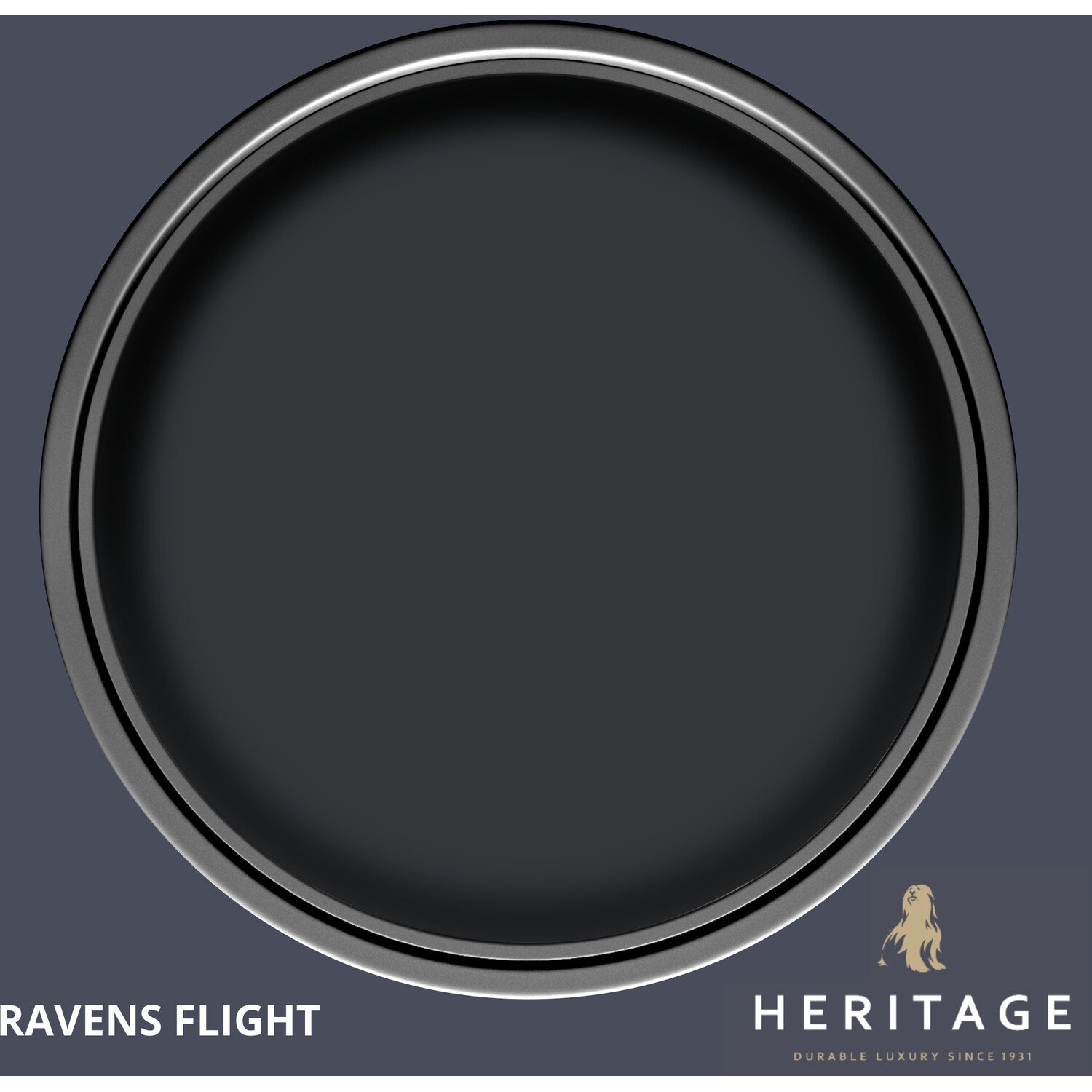 Dulux Heritage Walls and Ceilings Ravens Flight Velvet Matt Emulsion Paint Tester Image 3