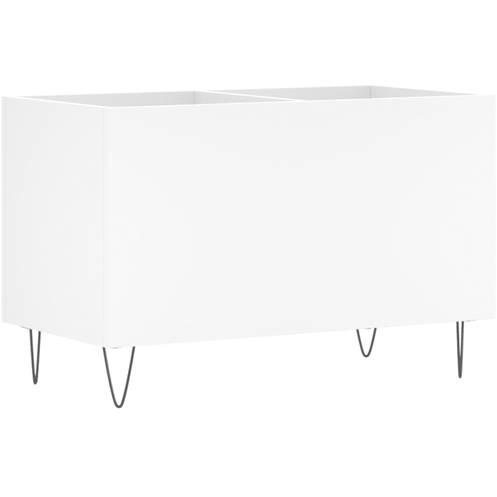 vidaXL White Record Cabinet Image 2