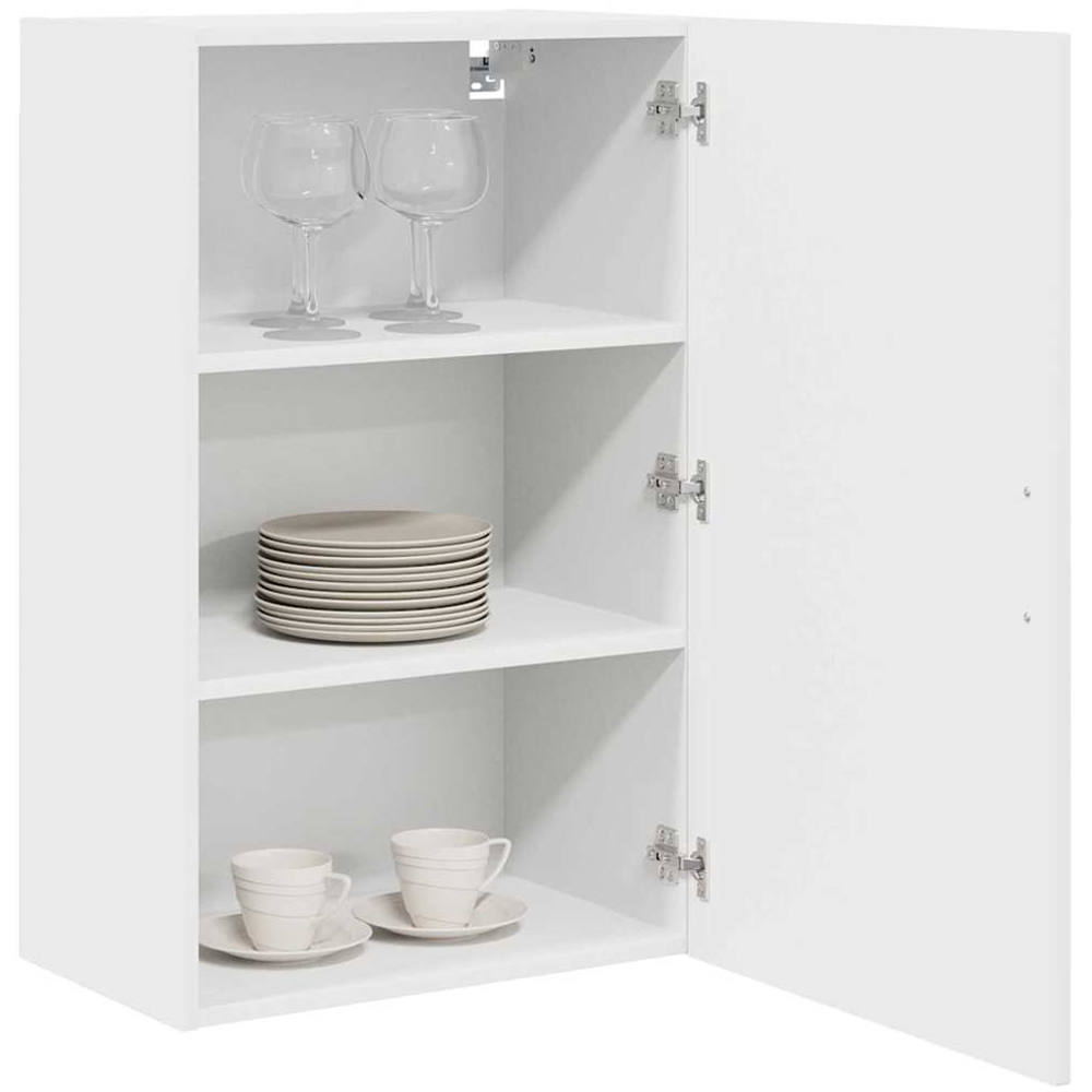 vidaXL Kalmar Single Door High Gloss White Wall Kitchen Cabinet Image 3