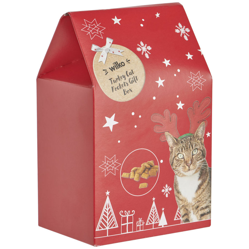 Wilko Turkey Cat Cushion Gift Box 180g Image 1