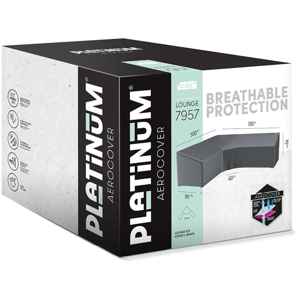 Platinum AeroCover L Shaped Sofa Lounge Set Cover 300 x 90cm Image 2