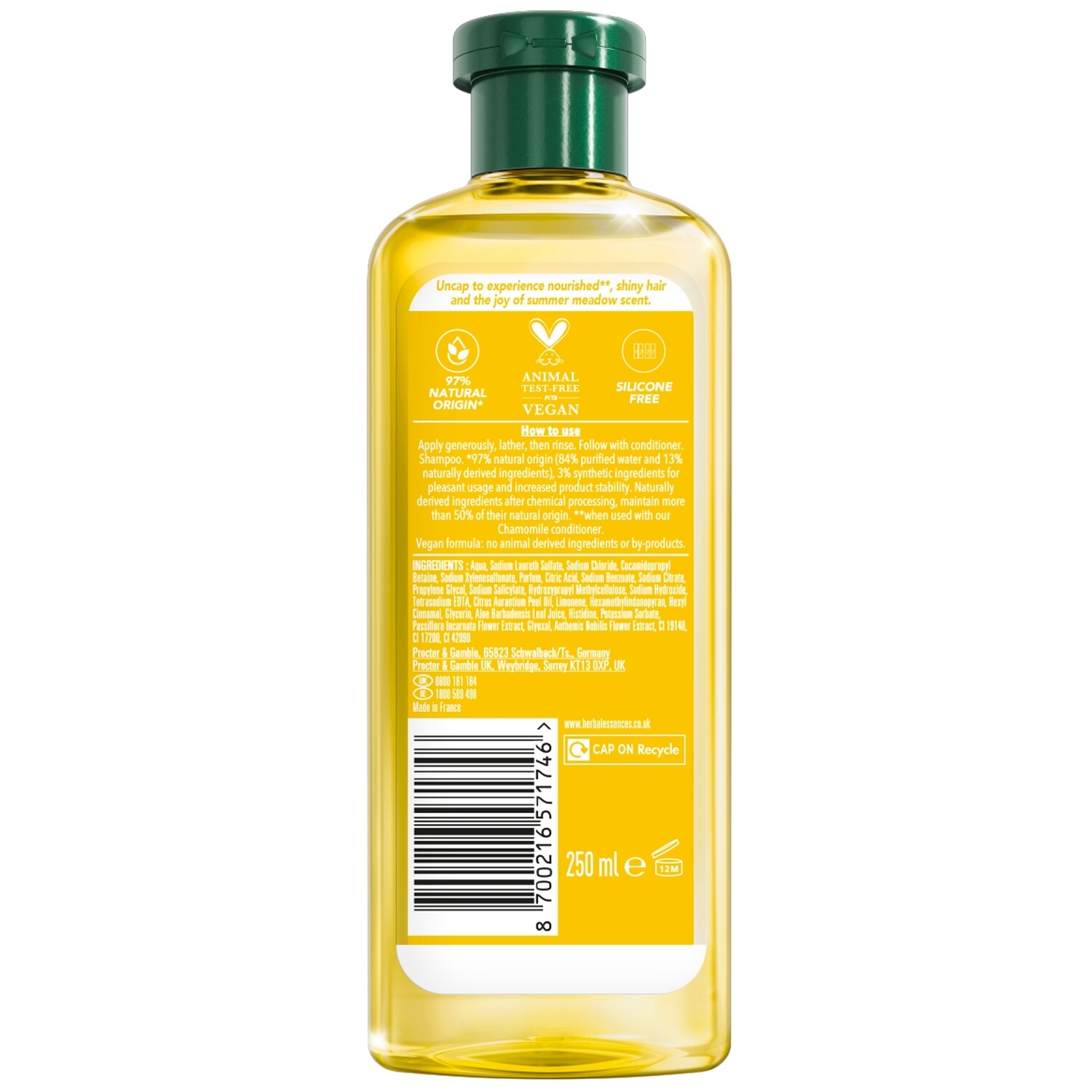Herbal Essences Smooth and Shine Shampoo 250ml Image 2