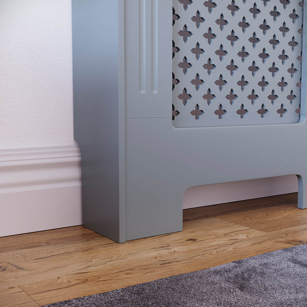Vida Designs Oxford Grey Radiator Cover Medium Image 3