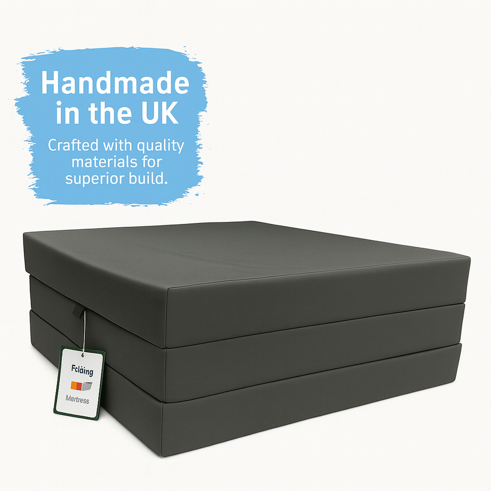 House Of Home Dark Grey Memory Foam Foldable Z Bed Image 2