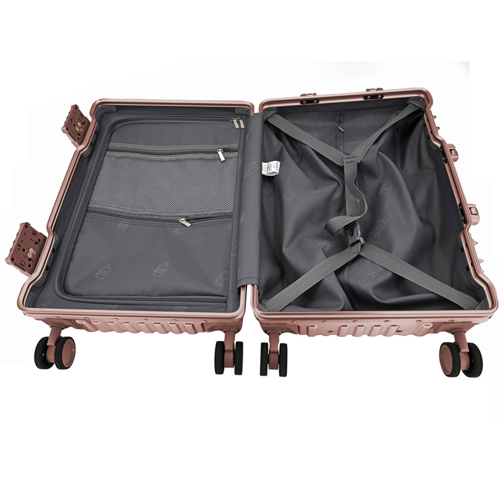 Swift Blaze Hard Shell Luggage Pink Large Image 4