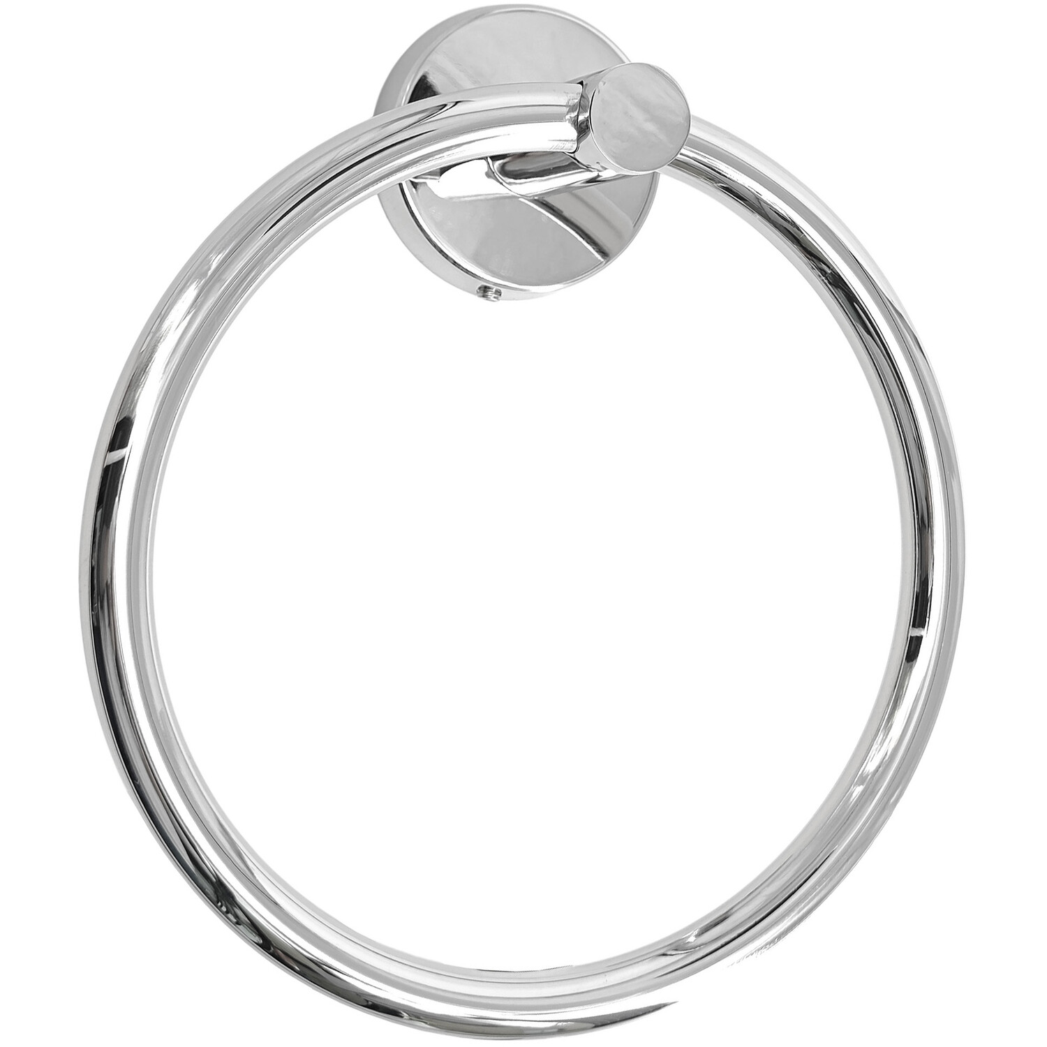 New Kensington Towel Ring Silver Image 2