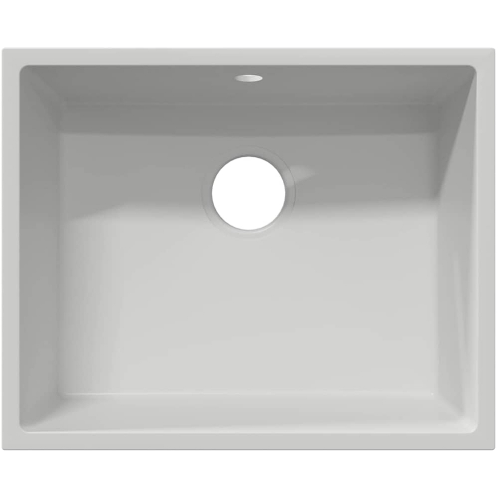 vidaXL White Granite Kitchen Sink 54 x 44 x 20cm Image 5