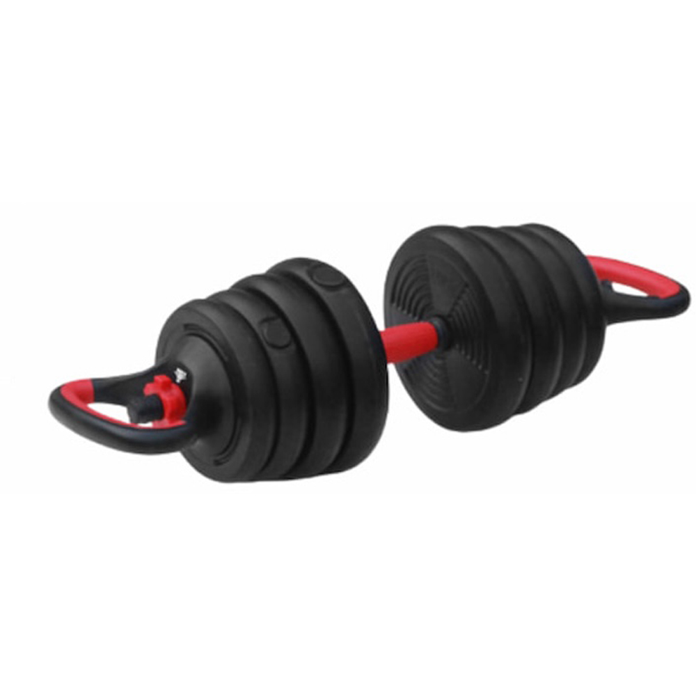 FitPaddy 3-in-1 Red and Black Adjustable Weight Set Image 3