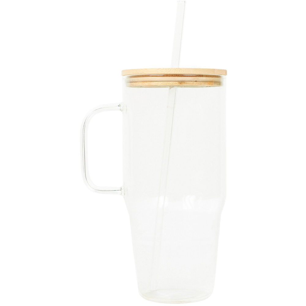 Glass Jumbo Tumbler 1L - Clear Image 1