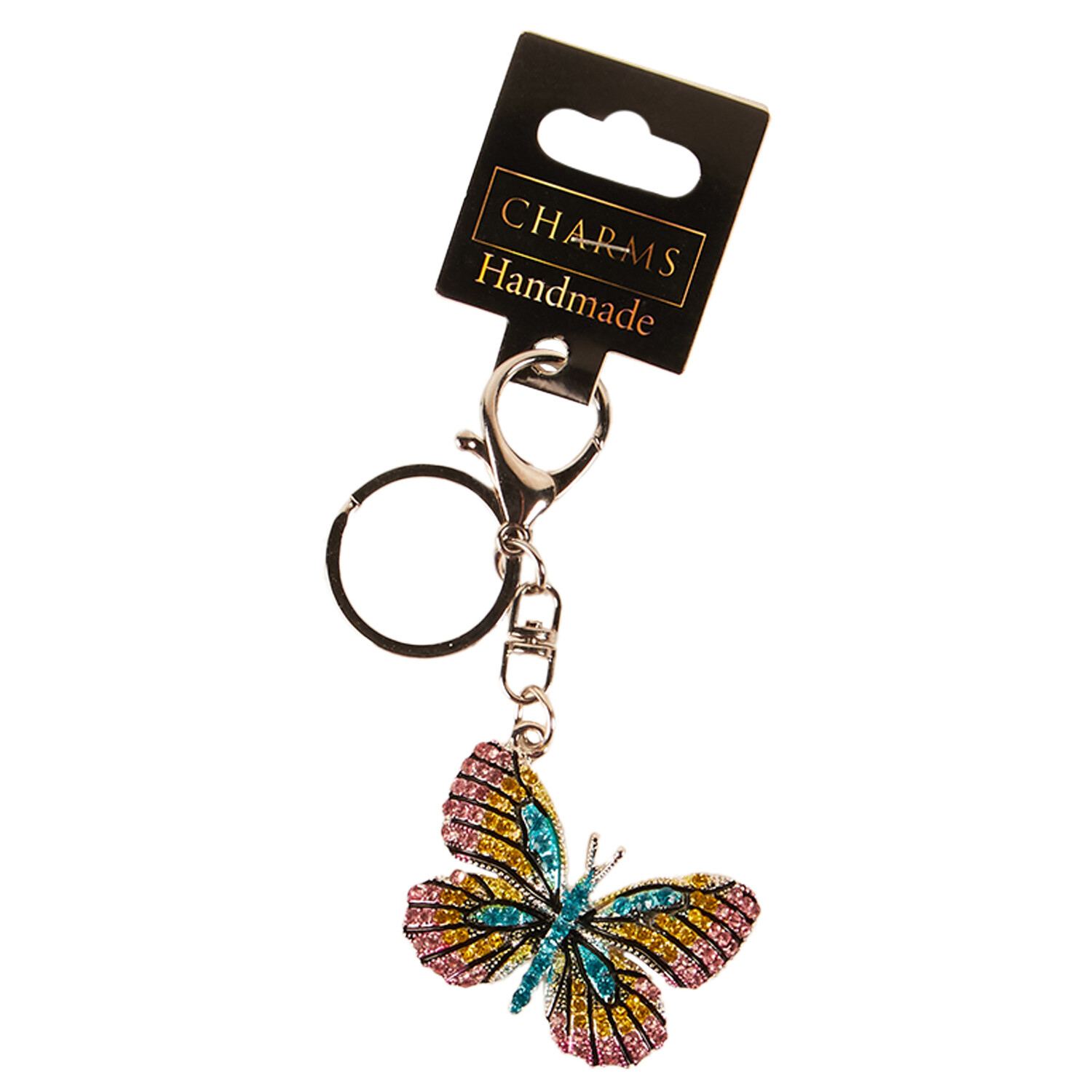 Butterfly Animal Keyring Multicolour Image 1