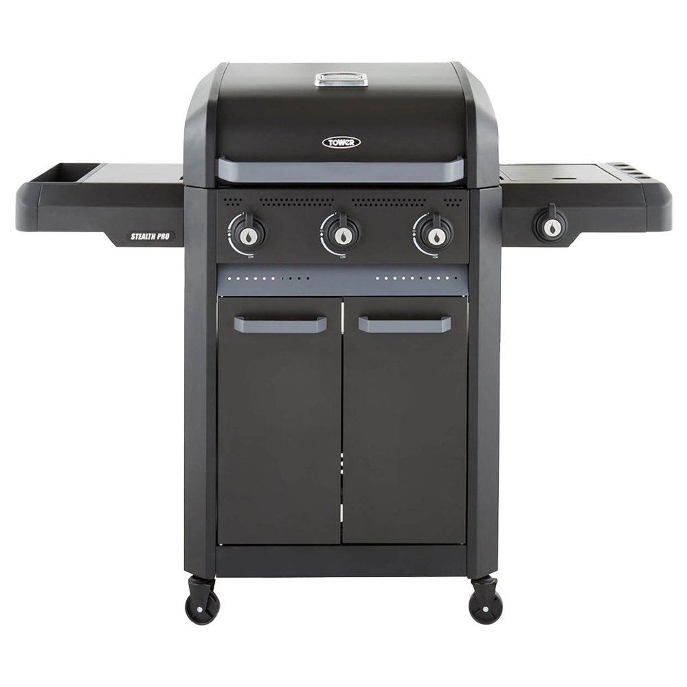 Tower Stealth Pro Four Burner Gas BBQ Image 1