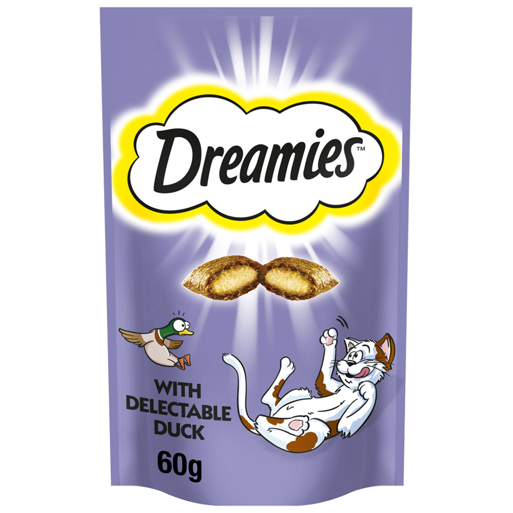 Dreamies Duck Cat Treats 60g Image 1