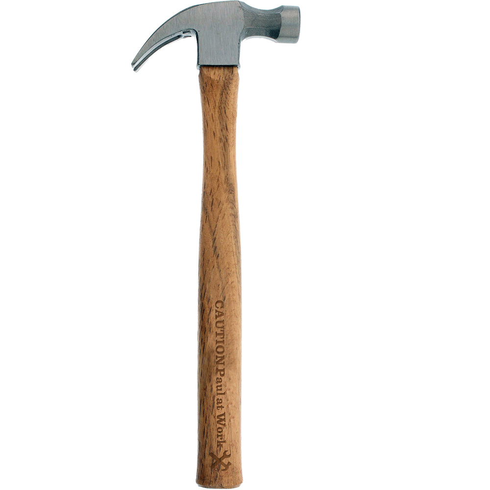 Personalised Memento Personalised Man at work Hammer Image 1