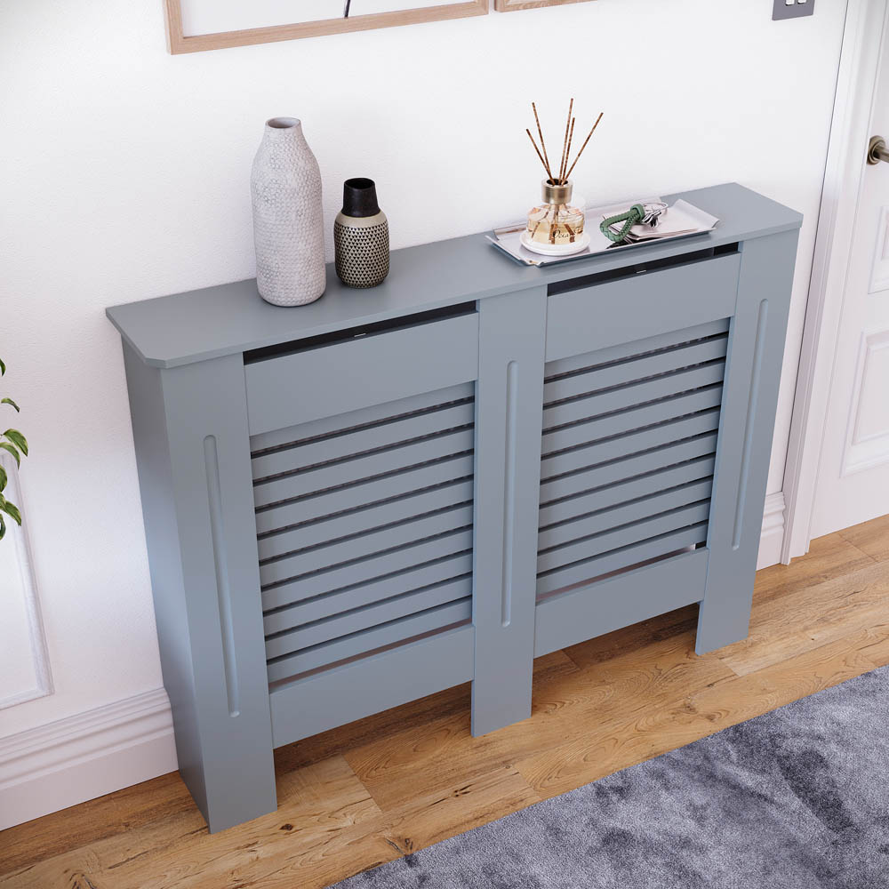 Vida Designs Milton Grey Radiator Cover Medium Image 6