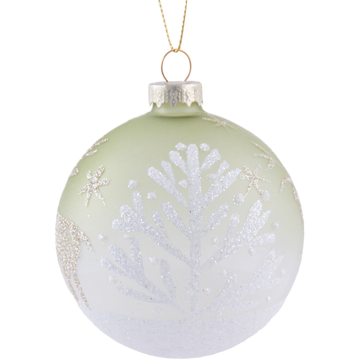 Ombre Glitter Tree Bauble Image