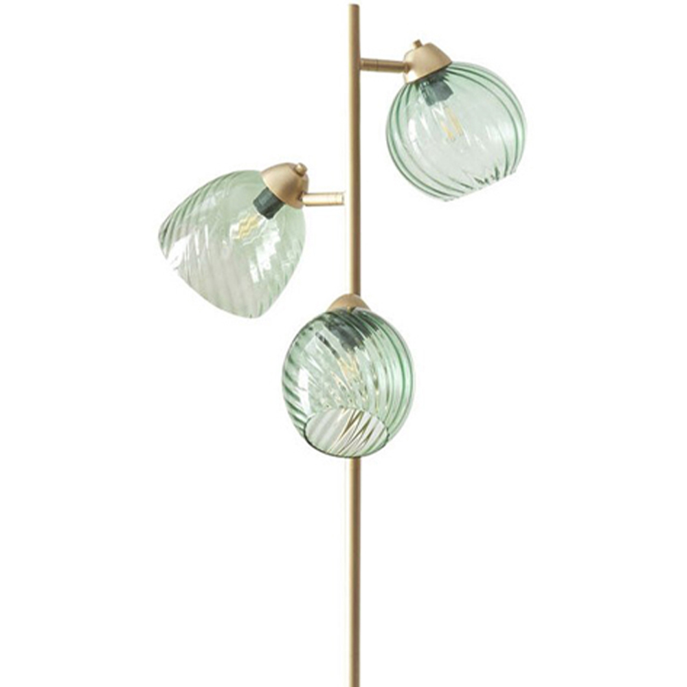 Pippa Gold 3 Light Floor Lamp Image 3