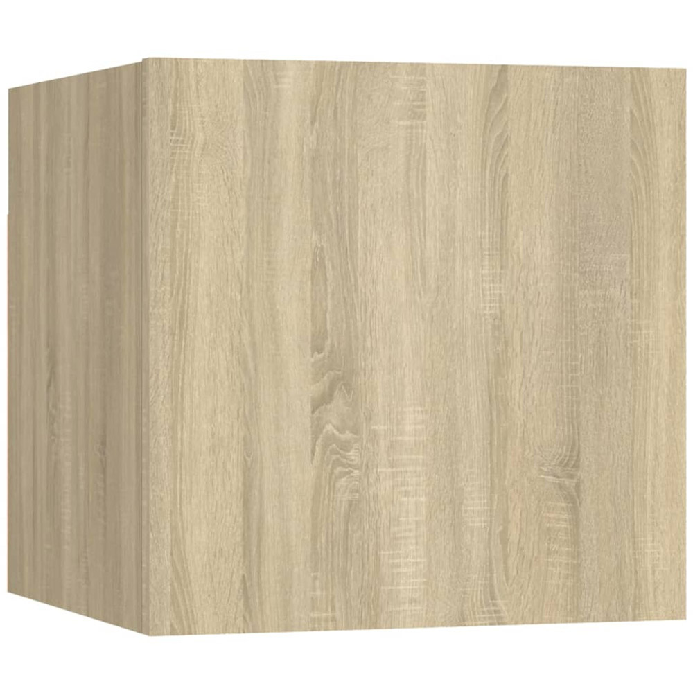 vidaXL 6 Piece Sonoma Oak Wall Mounted TV Cabinet Set Image 6