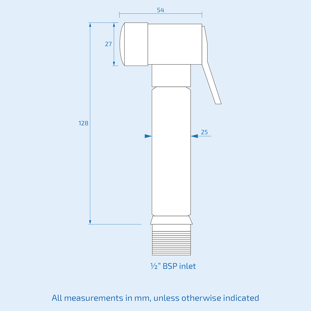 Nes Home Chrome Bathroom Bidet Douche Hand Shower Head Image 4