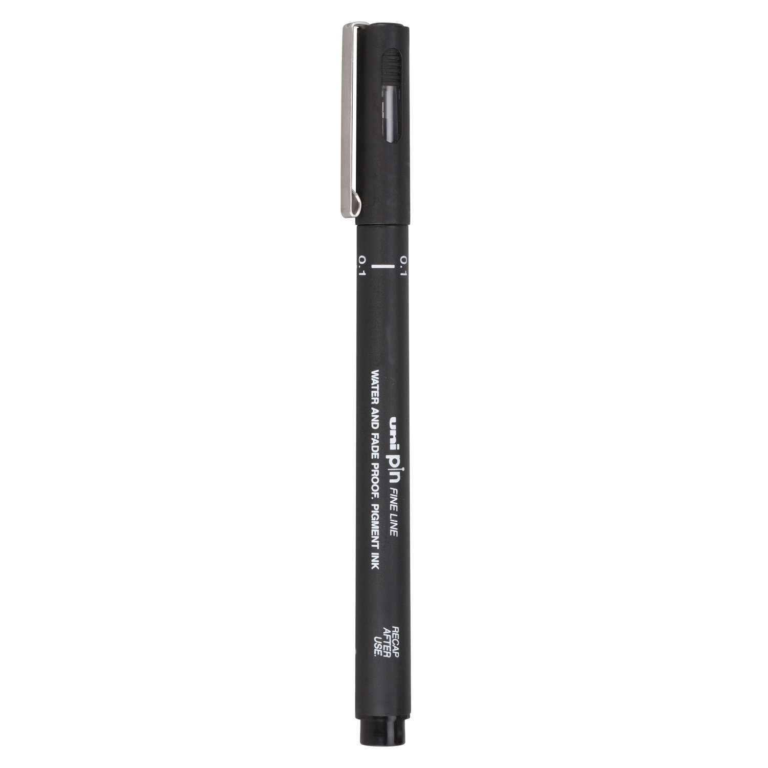 Uniball Pin Fine Liner Drawing Pen - Black / 0.1mm Image 1