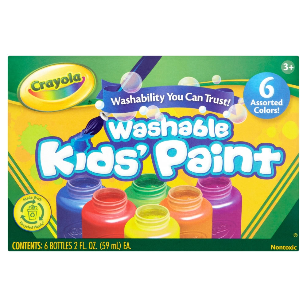 Crayola Kids Washable Paint 6 Pack Image