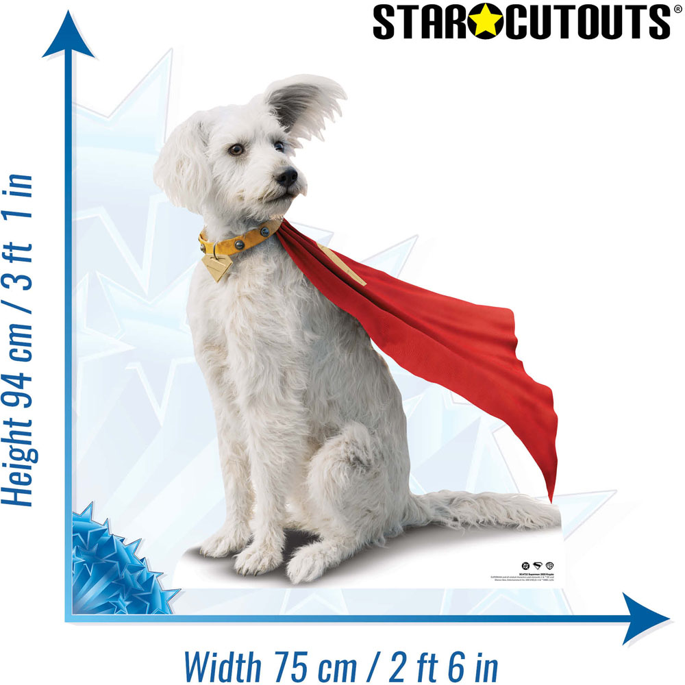 Star Cutouts Superman Krypto Cardboard Cutout 3ft Image 6