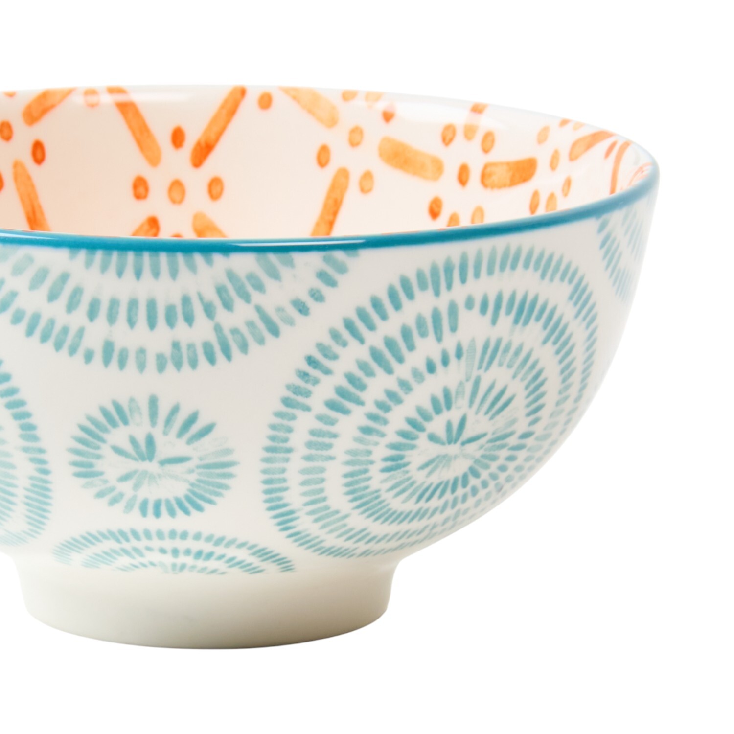 Azalia Pad Print Small Bowl Blue Image 3