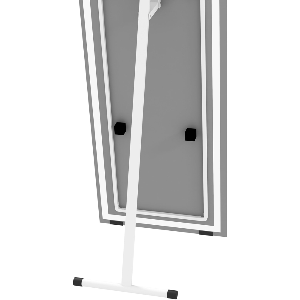 Portland White LED Standing Full Length Mirror 150 x 40cm 32W Image 3
