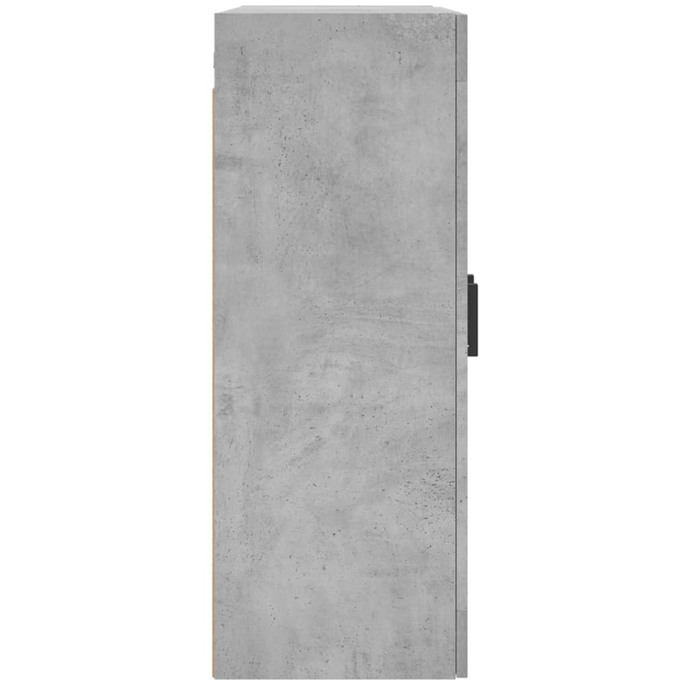 vidaXL 2 Glass Door Concrete Grey Wall Mounted Cabinet Image 8