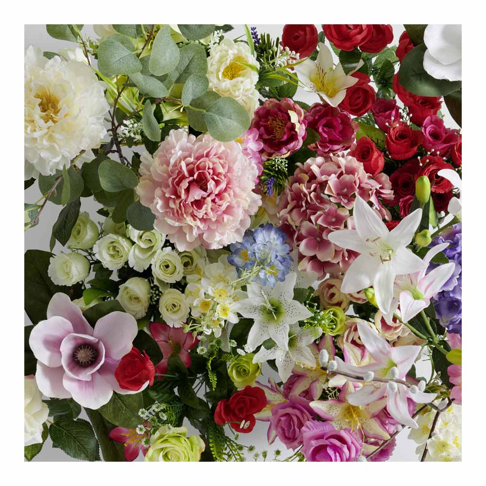 Wilko Extra Large Bunch Rose and Alstroemeria Pink Mix Image 3