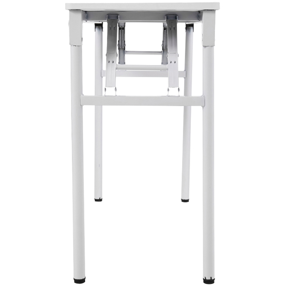 Living and Home Metal Frame Foldable Laptop Desk White Image 6