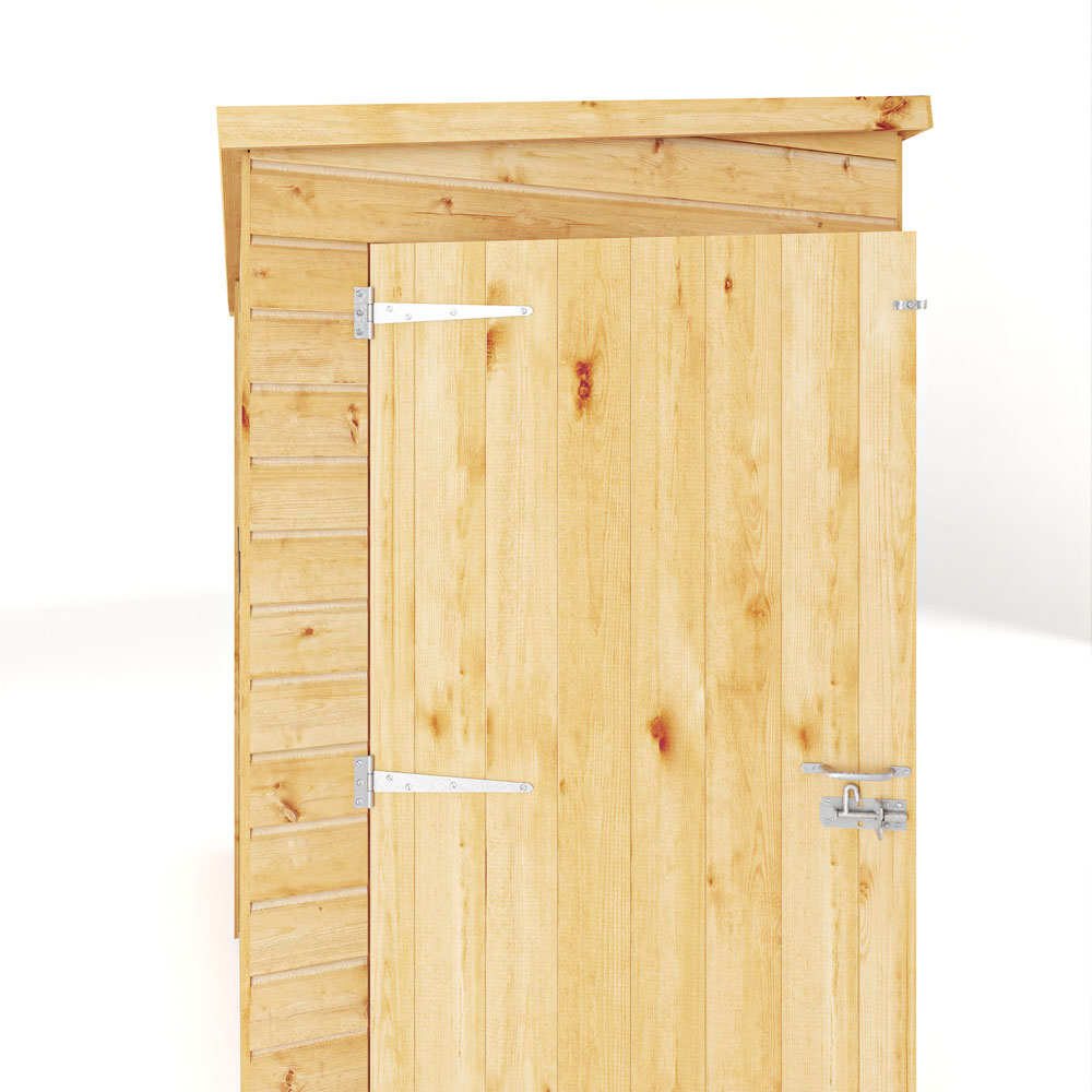 Mercia Woodsman 6 x 4ft Shiplap Glass Pent Shed Image 5